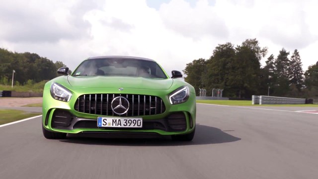 Mercedes-AMG GT R AMG in green hell magno - On the track