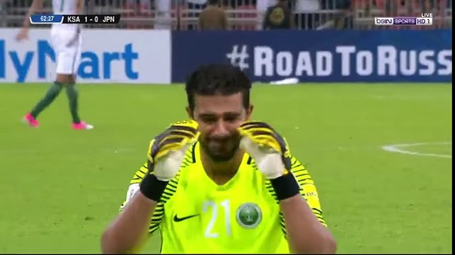 هدف فهد المولد على اليابان بتعليق رؤوف خليف - السعوديه واليابان 1-0 - تصفيات كاس العالم 2018 .5-.9-2017