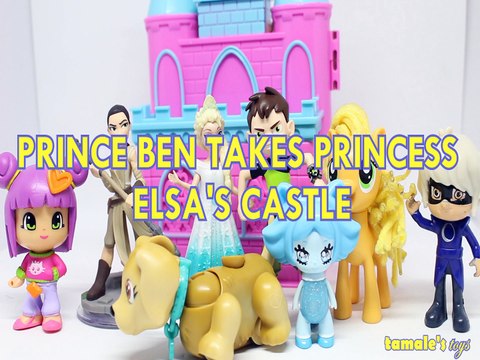 PRINCE BEN 10 TAKES PRINCESS ELSA'S CASTLE PINYPON PETS PARADE REY LAVOONIA LUNA GIRL APPLEJACK Toys BABY Videos, CARTO