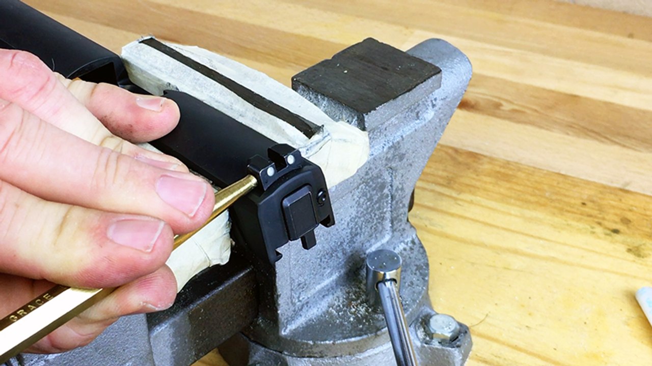 How To Change Handgun Sights With Basic Tools