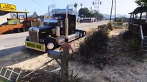 American Truck Simulator Multiplayer Mod in GTA 5 - Multi Log Trailer Heavy Haul!
