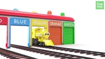 Niños colores para Niños aprendizaje niños pequeños tren con Color evanidos