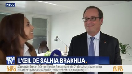 L'oeil de @salhiabrakhlia : @fhollande nous parle de sa nouvelle vie