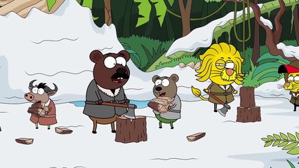 Kral Şakir - Odun Toplama Yarışı (Çizgi Film)