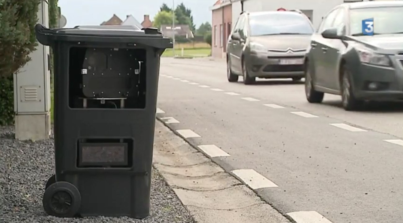 Frontière franco-belge : Des radars cachés dans des poubelles à Comines