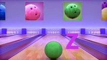 Balle les couleurs éducatif pour drôle enfants Apprendre sucette Cour de récréation faire glisser la télé Binkie bowling t