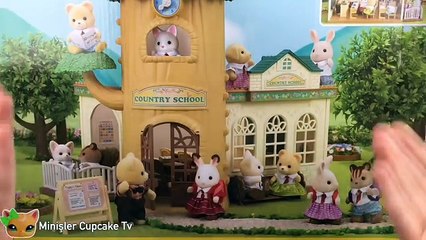 SYLVANİAN FAMİLİES OKUL SETİ AÇILIMI - MİNİŞLER CUPCAKE TV