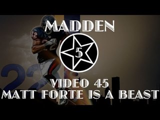 Madden 13 ONLINE RANKED GAME PLAY - MATT FORTE IS A FREAKING BEAST