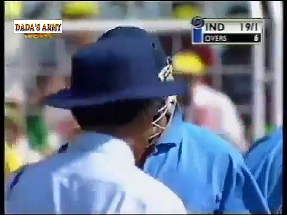Sourav Ganguly on Fire Against Australia at Goa in 2001