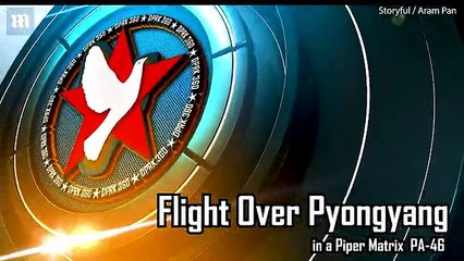 Rare aerial footage of Pyongyang shows 360-view of city