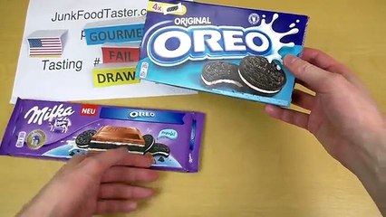 Contre milka oreo milka daim