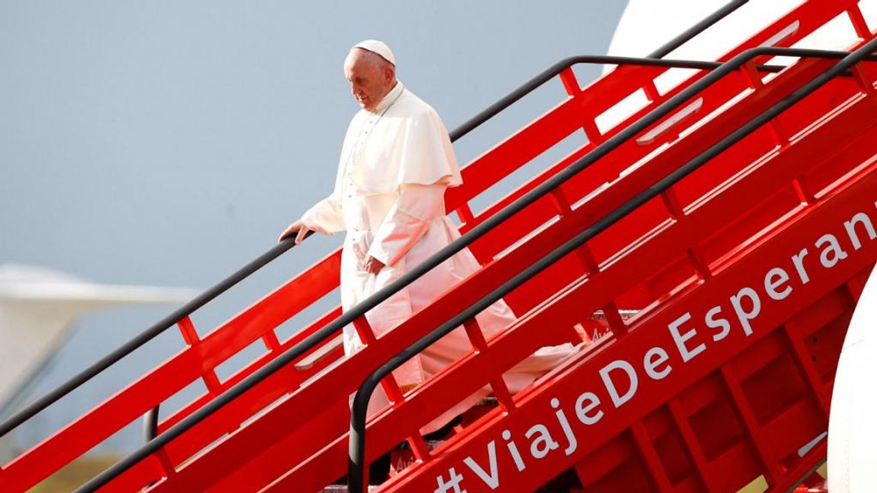 Papst Franziskus in Kolumbien