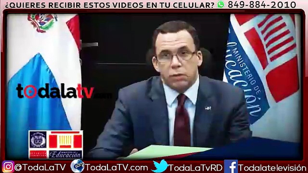 Andrés Navarro prioriza medidas en las 1,443 escuelas más vulnerables ante el paso de huracán Irma-Video