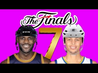 NBA FINALS GAME 7 - ON ICE - WARRIORS vs. CAVALIERS in NHL 16