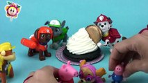 PEPPA PIG, la PATRULLA CANINA y la tarta sorpresa de George / Cumpleaños Peppa y Paw Patro