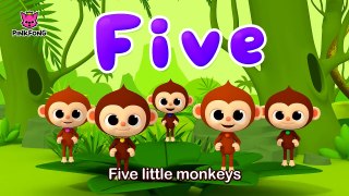 Five Little Monkeys _ Word Play _ Pinkfong Songs for Children-weHSNl8CbDo