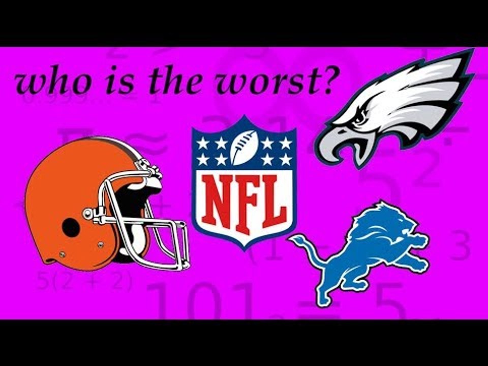 WHO IS THE WORST FRANCHISE IN NFL HISTORY? ITS NOT WHO YOU THINK