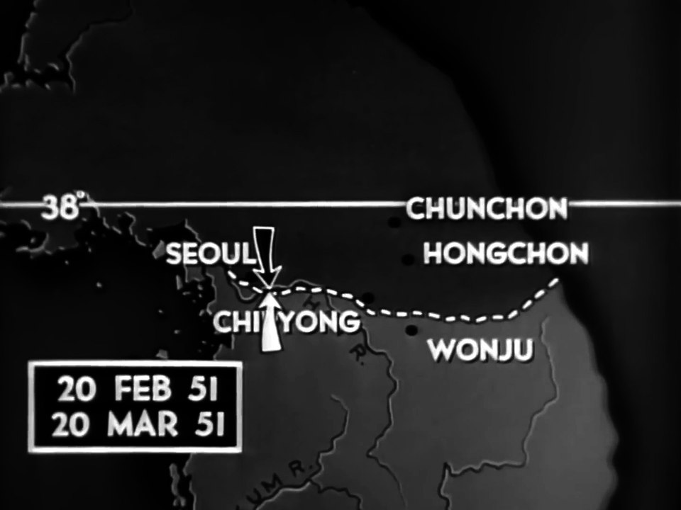 United Nations Offensive Continues (Korean War) 1951
