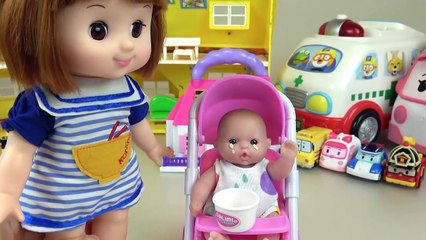 Dentist toy and Baby Doll Dental clinic with Robocar Poli Pororo