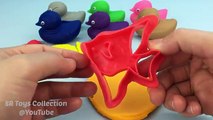 Y colores compilación creativa patos pescado para divertido Niños Aprender moldes jugar con Doh eggvideo