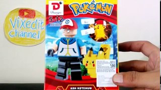 Construir clips de Niños juguetes 01 qixels 3d pokemon pikachu squirtle encanto