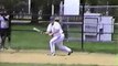 Zack Hample playing baseball with friends on Long Island