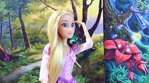 Dessin animé pour enfants jeunes filles pour clin doeil avec poupées Rapunzel Flynn désenchante Rapunzel