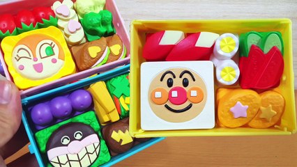 Download Video: アンパンマン アニメおもちゃ ばいきんまんとドキンちゃんとアンパンマンのキャラ弁 animation Anpanman Toy-qkh3HLJKhvI