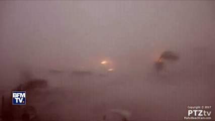 Regardez et écoutez cette séquence pour mesurer l’intensité de l’ouragan Irma à Saint-Martin