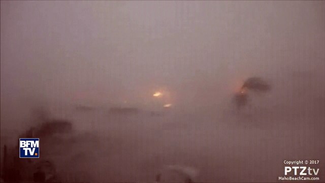 Regardez et écoutez cette séquence pour mesurer l’intensité de l’ouragan Irma à Saint-Martin