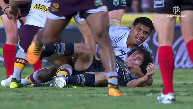 Cowboys v Broncos - 2nd Half - RD 26 - NRL 2017