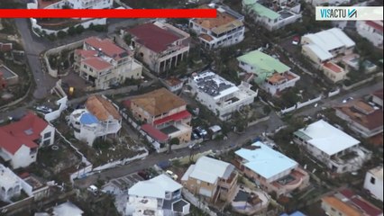 Saint Martin dévastée : les images du premier survol de l'île