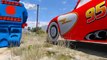 Spiderman Disney Cars Lightning Mcqueen Mack Truck In Train Trouble CARS Cartoon Nursery R