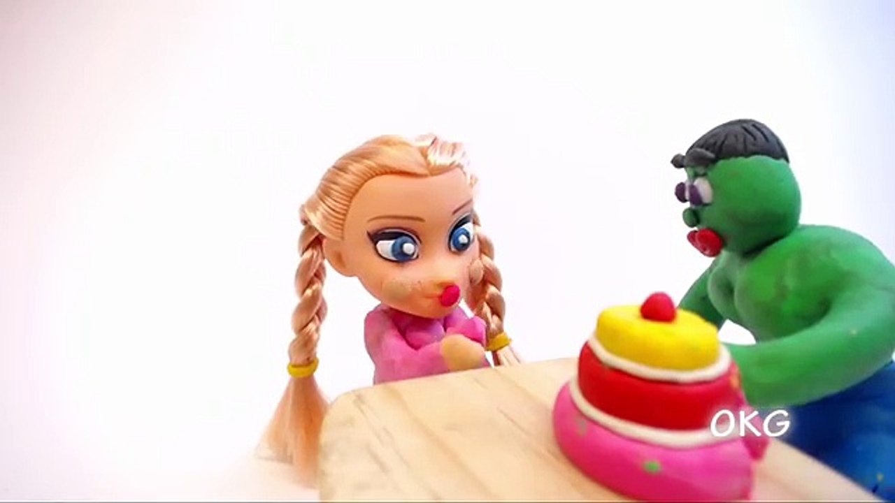 Baby Joker Hulk Need a Friend Play Doh Animation Video Stop Motion Kids Movie