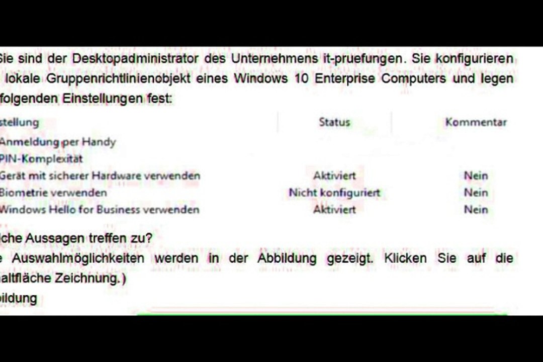 zertifizierungsprüfung Windows 10 70-698 deutsch