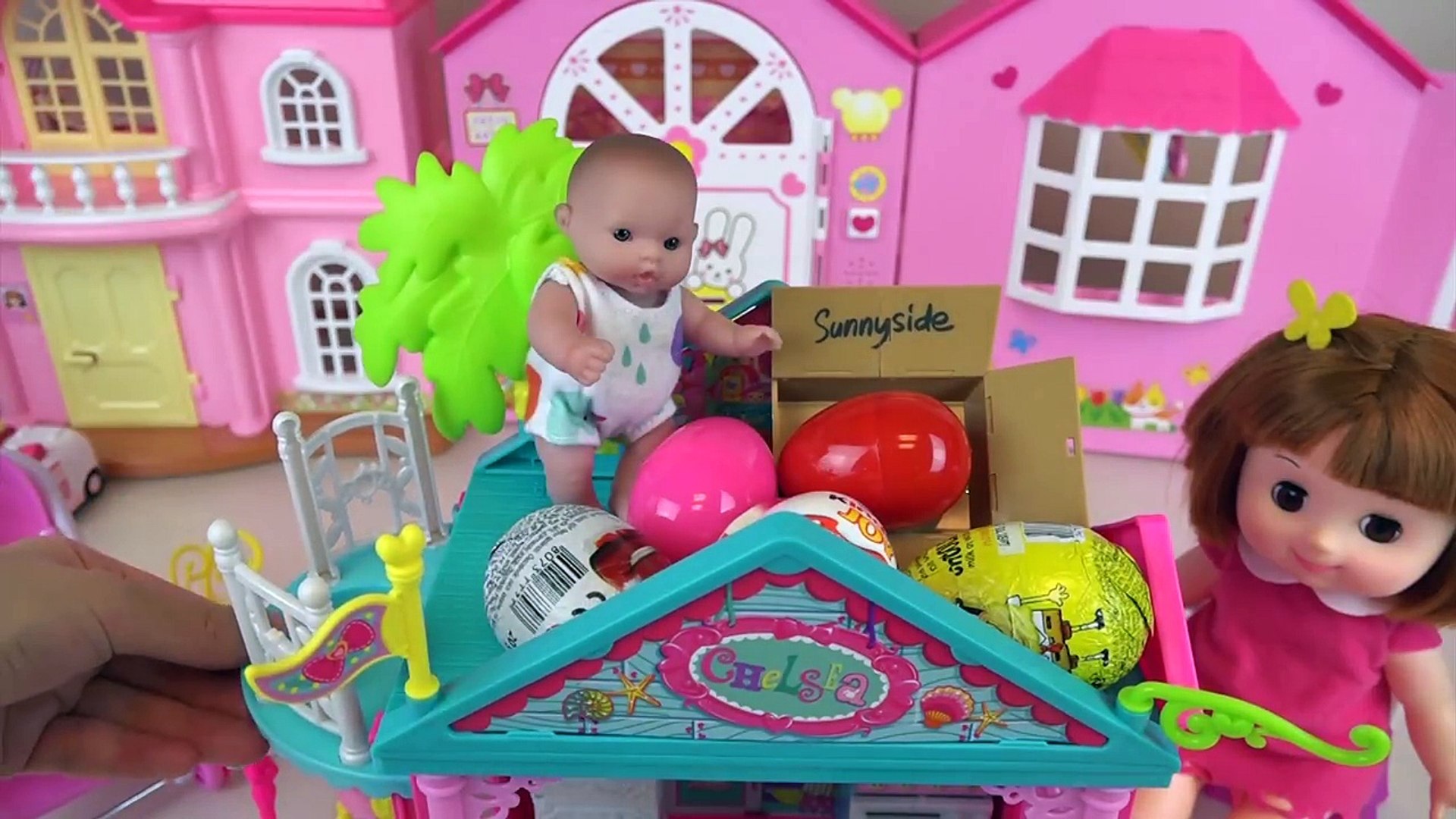 kinder joy doll house