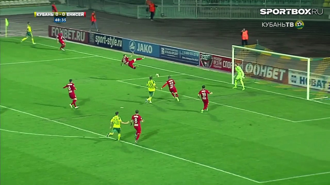 1-0 Oleksiy Gai Goal Russia  1. Division - 06.09.2017 Kuban Krasnodar 1-0 FK Yenisey