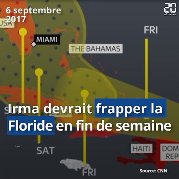 Ouragan Irma: Saint-Martin et Barbuda détruites, La République Dominicaine et la Floride se préparent