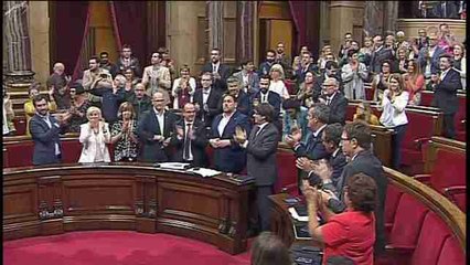 El Parlament aprueba la ley del referéndum de independencia