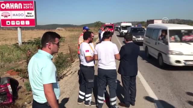 Bursa-İnegöl Yolunda Trafik Kazası (4)