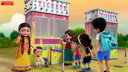 Tik Tik! Tik Tik! Chali ghadi | Hindi Rhymes for Children | Infobells