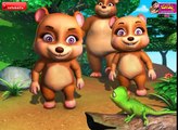 The Bear Song | Chinnu Telugu Rhymes for Children | Infobells