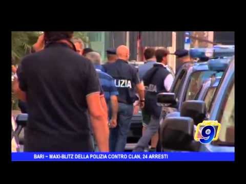 Bari | Maxi Blitz della polizia contro clan, 24 arresti