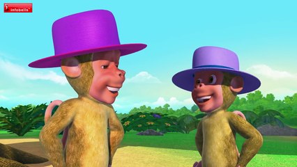 தொப்பி வியாபாரியும் குரங்குகளும் | Tamil Stories for Kids | Infobells