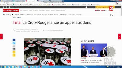 Irma : l'appel aux dons lancé par La Croix-Rouge