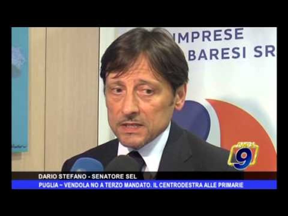 PUGLIA | Vendola "no a terzo mandato". Il centrodestra alle primarie