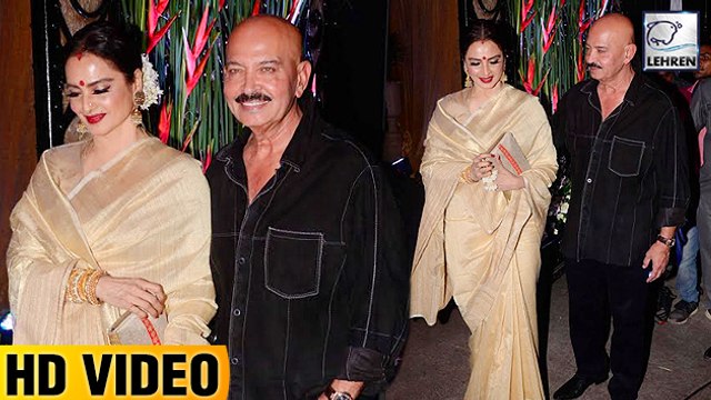 Rekha And Rakesh Roshan's 'Khubsoorat' Moment At Birthday Party