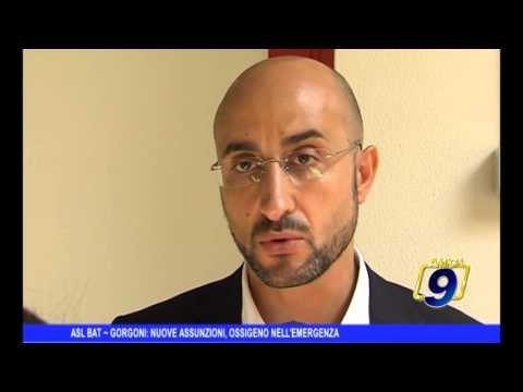 ASL BAT | Gorgoni: Nuove assunzioni, assigeno per emergenze