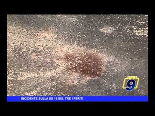 Incidente sulla S.S. 16, 3 i feriti