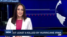 i24NEWS DESK | At least 8 killed by Hurricane Irma | Thursday, September 7th 2017